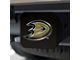 Hitch Cover with Anaheim Ducks Logo; Black (Universal; Some Adaptation May Be Required)