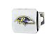 Hitch Cover with Baltimore Ravens Logo; Purple (Universal; Some Adaptation May Be Required)