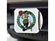 Hitch Cover with Boston Celtics Logo; Chrome (Universal; Some Adaptation May Be Required)