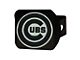 Hitch Cover with Chicago Cubs Logo; Black (Universal; Some Adaptation May Be Required)