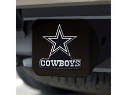 Hitch Cover with Dallas Cowboys Logo; Black (Universal; Some Adaptation May Be Required)
