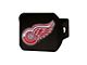 Hitch Cover with Detroit Red Wings Logo; Red (Universal; Some Adaptation May Be Required)