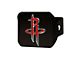 Hitch Cover with Houston Rockets Logo; Red (Universal; Some Adaptation May Be Required)