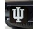 Hitch Cover with Indiana University Logo; Black (Universal; Some Adaptation May Be Required)