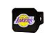 Hitch Cover with Los Angeles Lakers Logo; Purple (Universal; Some Adaptation May Be Required)