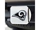 Hitch Cover with Los Angeles Rams Logo; Chrome (Universal; Some Adaptation May Be Required)