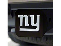 Hitch Cover with New York Giants Logo; Black (Universal; Some Adaptation May Be Required)