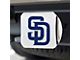 Hitch Cover with San Diego Padres Logo; Chrome (Universal; Some Adaptation May Be Required)