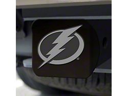 Hitch Cover with Tampa Bay Lightning Logo; Black (Universal; Some Adaptation May Be Required)