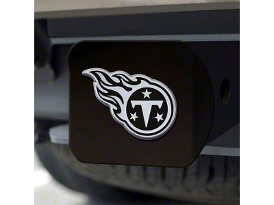 Hitch Cover with Tennessee Titans Logo; Black (Universal; Some Adaptation May Be Required)