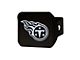 Hitch Cover with Tennessee Titans Logo; Black (Universal; Some Adaptation May Be Required)
