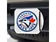 Hitch Cover with Toronto Blue Jays Logo; Chrome (Universal; Some Adaptation May Be Required)