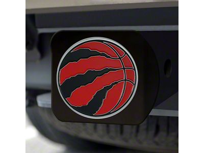 Hitch Cover with Toronto Raptors Logo; Red (Universal; Some Adaptation May Be Required)