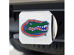 Hitch Cover with University of Florida Logo; Chrome (Universal; Some Adaptation May Be Required)