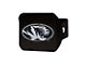 Hitch Cover with University of Missouri Logo; Black (Universal; Some Adaptation May Be Required)