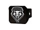 Hitch Cover with University of New Mexico Logo; Black (Universal; Some Adaptation May Be Required)