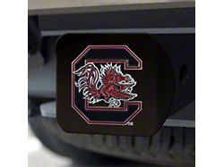 Hitch Cover with University of South Carolina Logo; Black (Universal; Some Adaptation May Be Required)