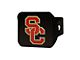 Hitch Cover with University of Southern California Logo; Cardinal (Universal; Some Adaptation May Be Required)