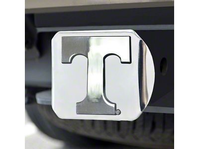 Hitch Cover with University of Tennessee Logo; Chrome (Universal; Some Adaptation May Be Required)