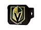 Hitch Cover with Vegas Golden Knights Logo; Black (Universal; Some Adaptation May Be Required)