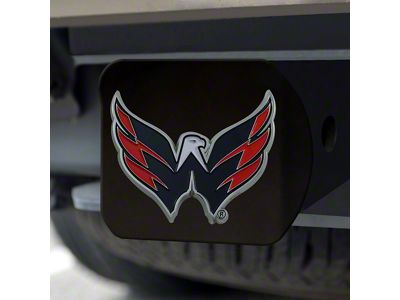 Hitch Cover with Washington Capitals Logo; Blue (Universal; Some Adaptation May Be Required)