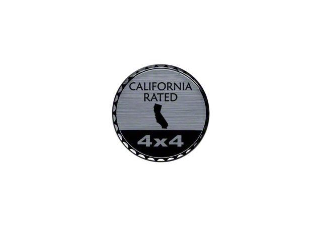 California Rated Badge (Universal; Some Adaptation May Be Required)