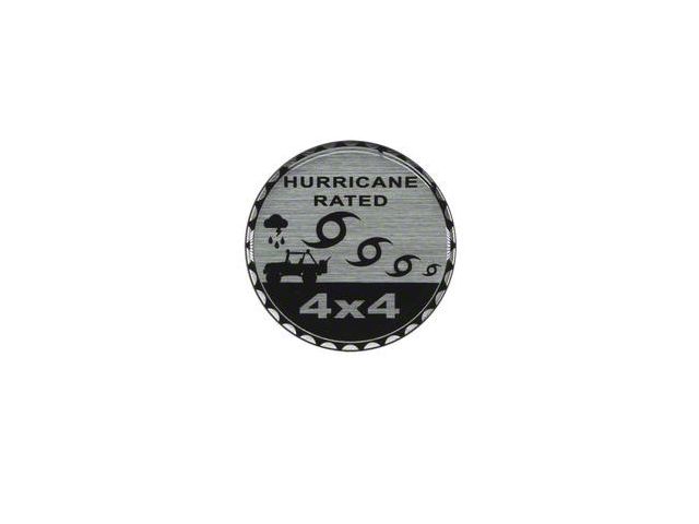 Hurricane Rated Badge (Universal; Some Adaptation May Be Required)