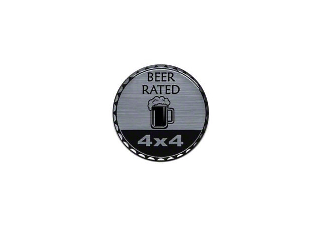 Beer Rated Badge (Universal; Some Adaptation May Be Required)