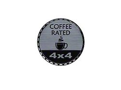 Coffee Rated Badge (Universal; Some Adaptation May Be Required)