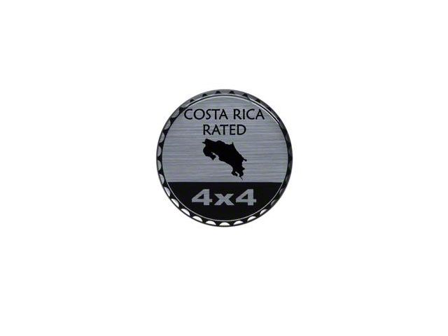 Costa Rica Rated Badge (Universal; Some Adaptation May Be Required)