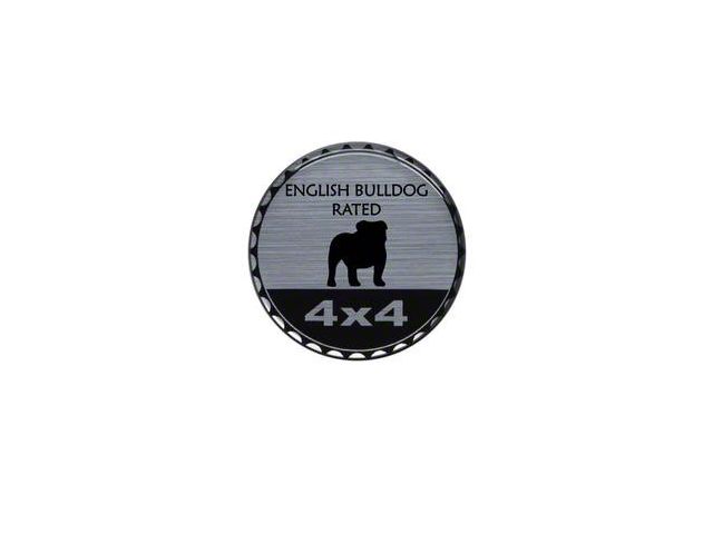 English Bulldog Rated Badge (Universal; Some Adaptation May Be Required)