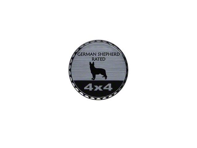 German Shepherd Rated Badge (Universal; Some Adaptation May Be Required)