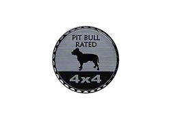 Pit Bull Rated Badge (Universal; Some Adaptation May Be Required)