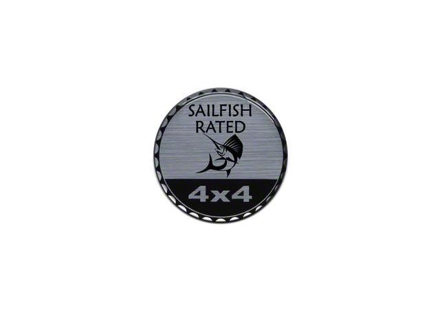 Sailfish Rated Badge (Universal; Some Adaptation May Be Required)