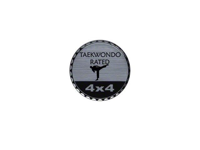 Taekwondo Rated Badge (Universal; Some Adaptation May Be Required)