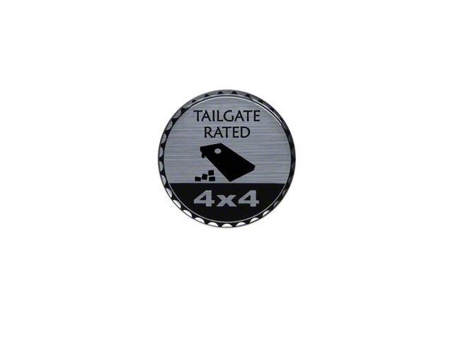 Tailgate Rated Badge (Universal; Some Adaptation May Be Required)