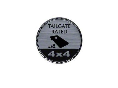 Tailgate Rated Badge (Universal; Some Adaptation May Be Required)