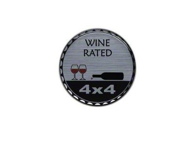 Wine Rated Badge (Universal; Some Adaptation May Be Required)