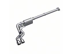 MBRP 2.50-Inch Installer Series Dual Exhaust System with Polished Tips; Middle Side Exit; Race Version (21-23 5.0L F-150, Excluding Tremor)