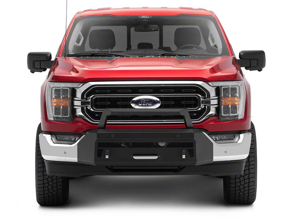 Barricade HD Stubby Front Bumper with Winch Mount (2123 F150