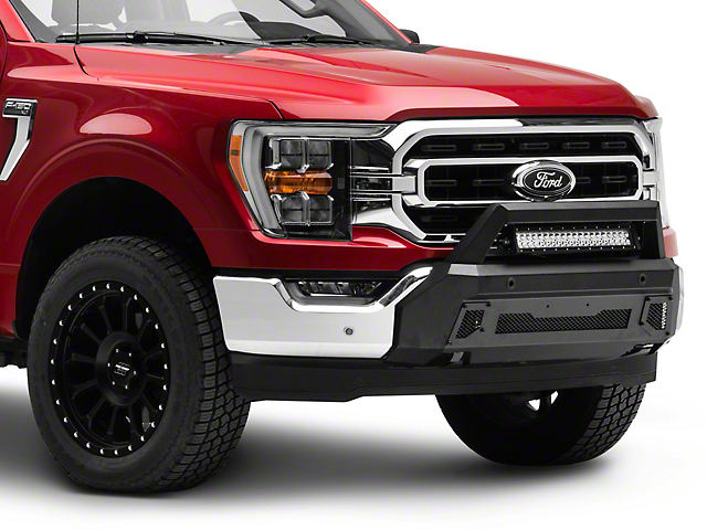 Barricade HD Stubby Front Bumper with 20-Inch LED Light Bar (21-22 F-150, Excluding Raptor)