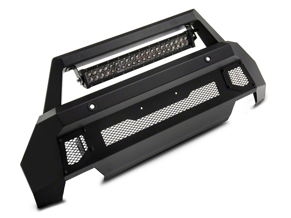 Barricade HD Stubby Front Bumper with 20-Inch LED Light Bar (21-23