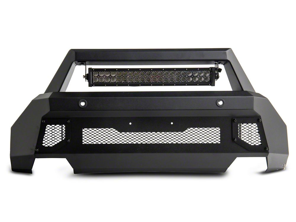 Barricade HD Stubby Front Bumper with 20-Inch LED Light Bar (21-23 F ...