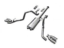 Solo Performance Mach 44 XV Dual Exhaust System with Black Tips; Side Exit (15-20 5.0L F-150)