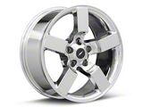 Lightning Style Chrome 5-Lug Wheel; 20x9; 8mm Offset (97-03 F-150)