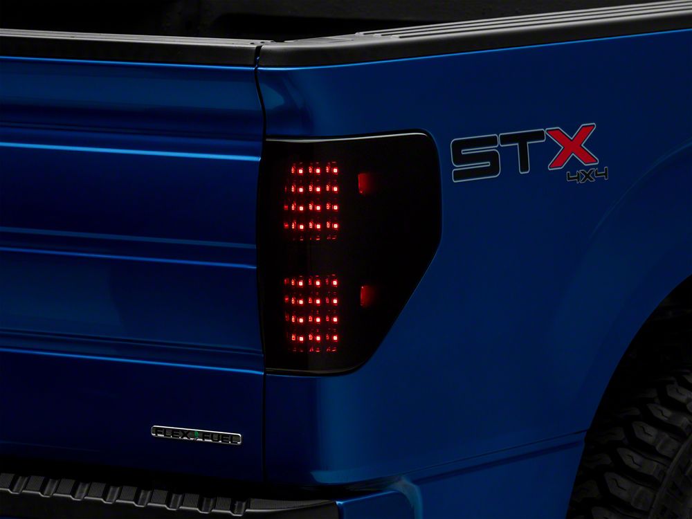 Raxiom Axial Series LED Tail Lights; Black Housing; Smoked Raxiom Axial Series LED Tail Lights; Black Housing; Smoked