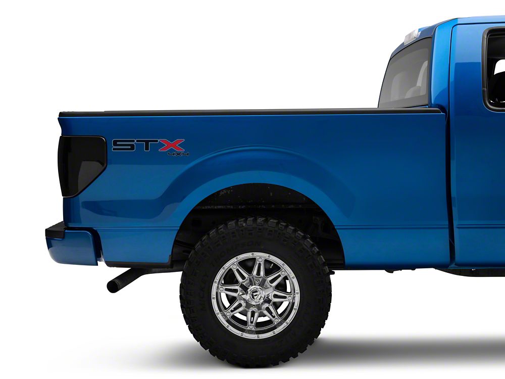 Raxiom Axial Series LED Tail Lights; Black Housing; Smoked