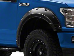 Rough Country Offroad Defender Fender Flares; Flat Black (15-20 F-150, Excluding Raptor)