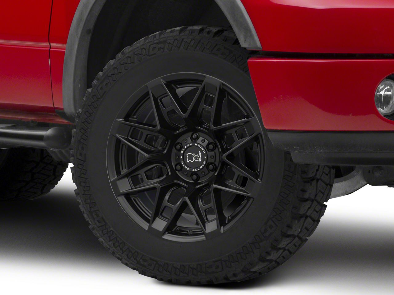 Black Rhino Bronco Caprock Matte Black 6-Lug Wheel; 17x8.5; 0mm Offset ...