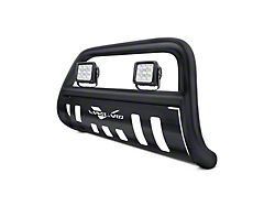 Vanguard Off-Road 3-Inch Bull Bar with 4.50-Inch LED Cube Lights; Black (04-23 F-150, Excluding Raptor)